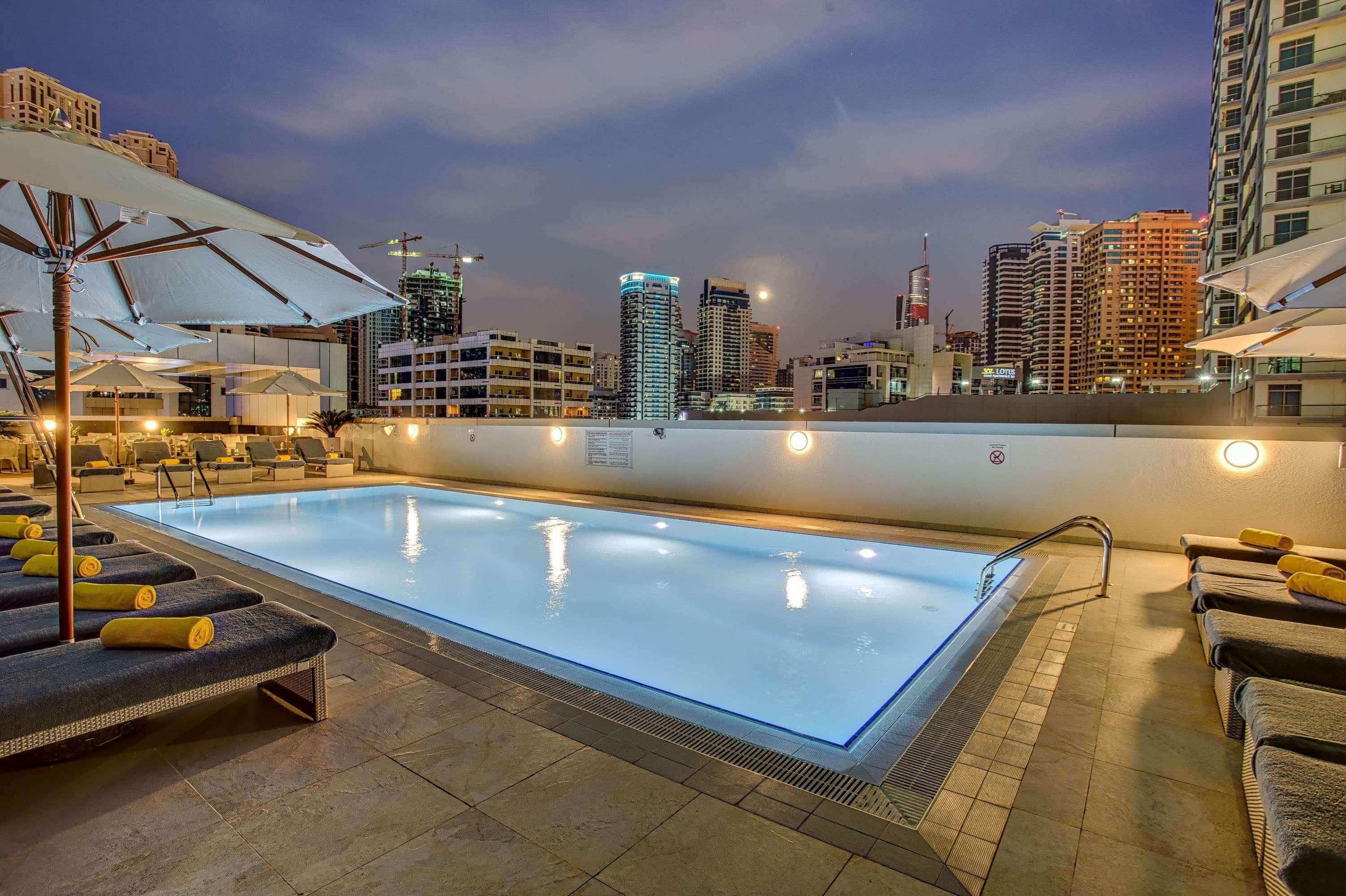 The First Collection Dubai Marina Hotel Exterior photo The pool at the hotel