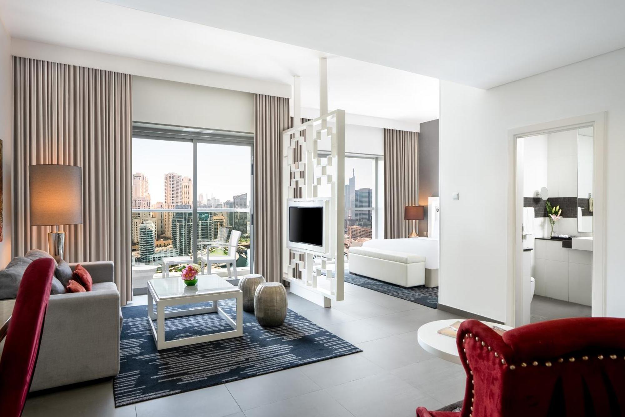 The First Collection Dubai Marina Hotel Exterior photo A room at the hotel